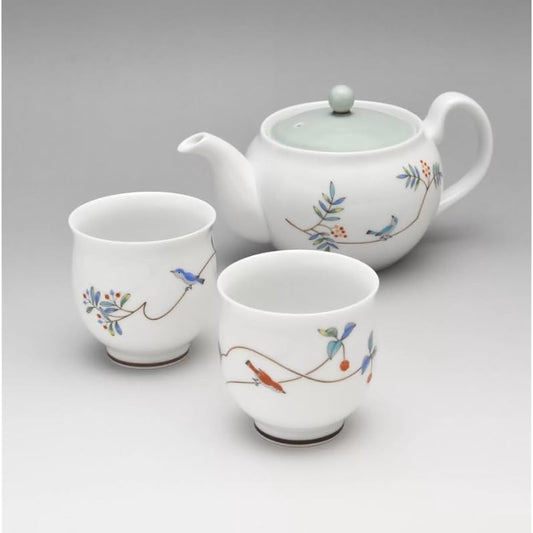 Koransha Poetry of a Small Bird / Tea Room Set 1016-ARPC