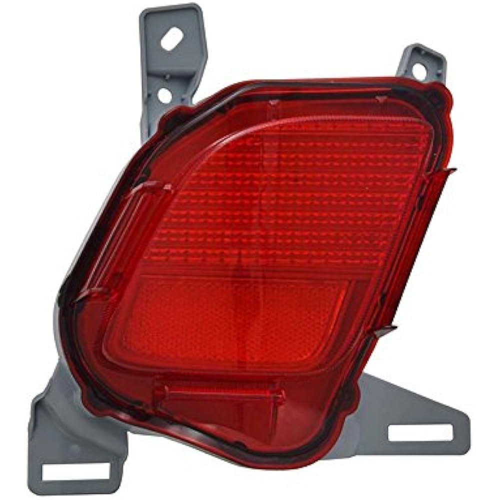 RAREELECTRICAL Left Reflective Light Compatible with Toyota Highlander 2014-2016 81490-0E020 814900E020 TO1184108