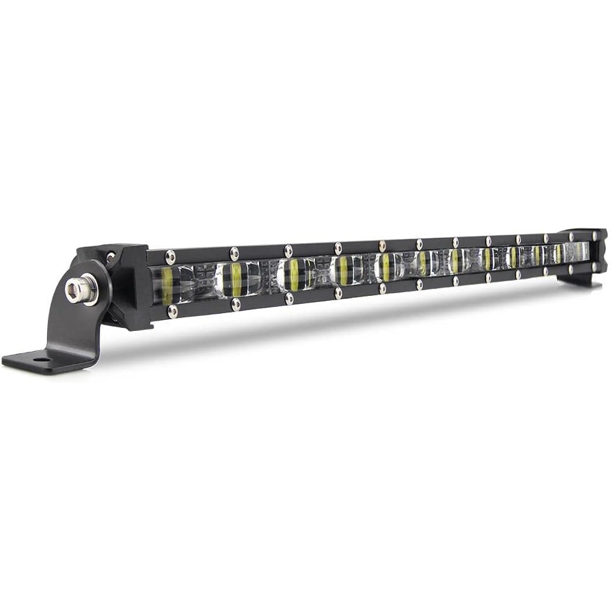 LED Light Bar 14 inch 60W 1 row Driving Light LED 6D Lamp Cup Off-Light Driving Light Cavin Boat SUV Track ATV Driving Light Colight 9610A-14 inch