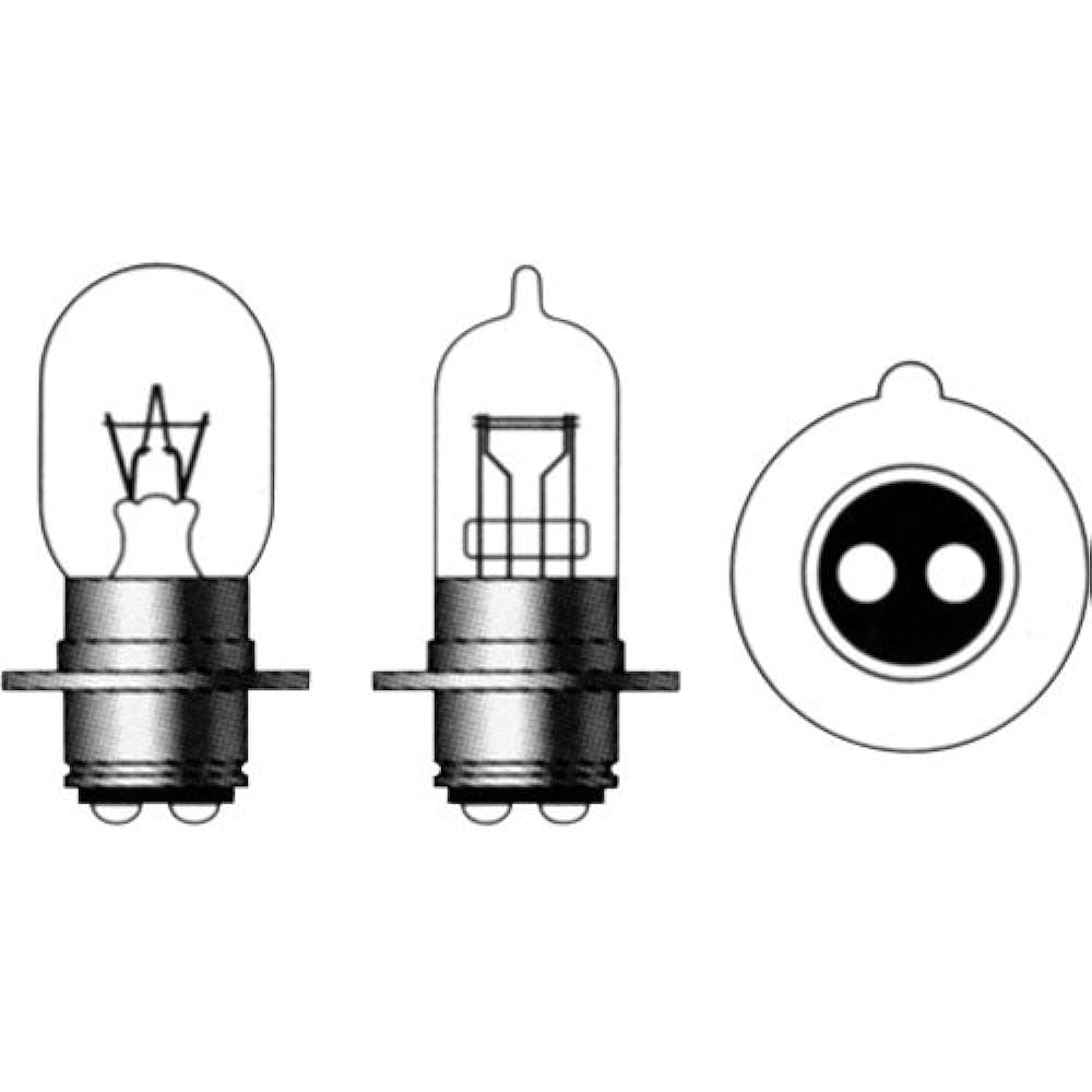 M&H Matsushima Halogen Bulb 12V35/35W (60/60W Class) B2 Clear PH7 5B2C