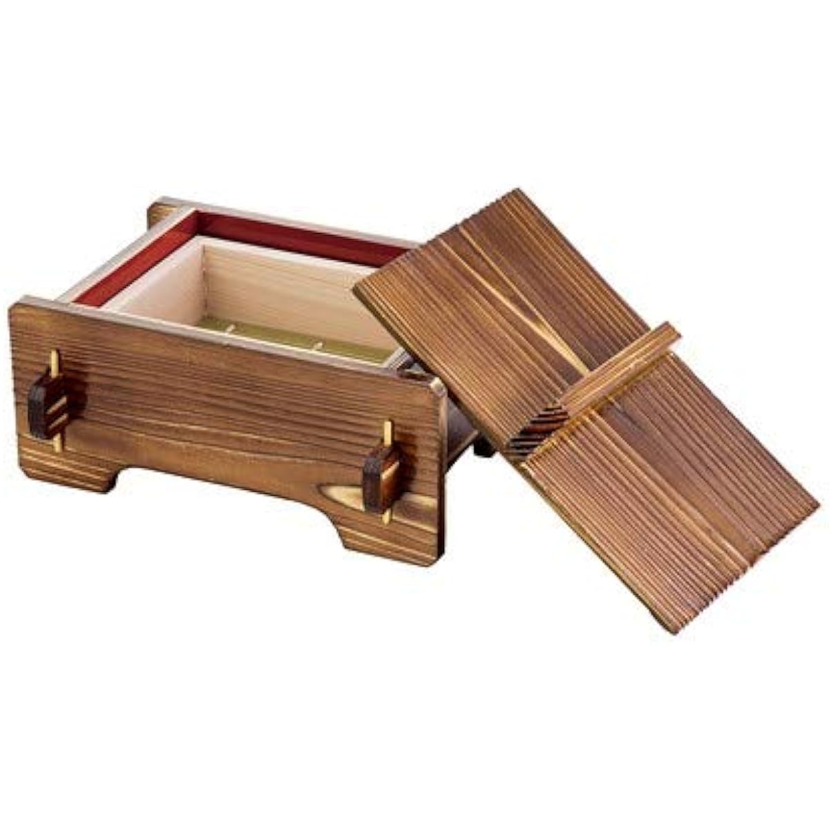 Yamako Yobi Roasted Cedar/Eel Steamer Set Inner Dimensions Approx. 17x12.7xH6.9cm 20187