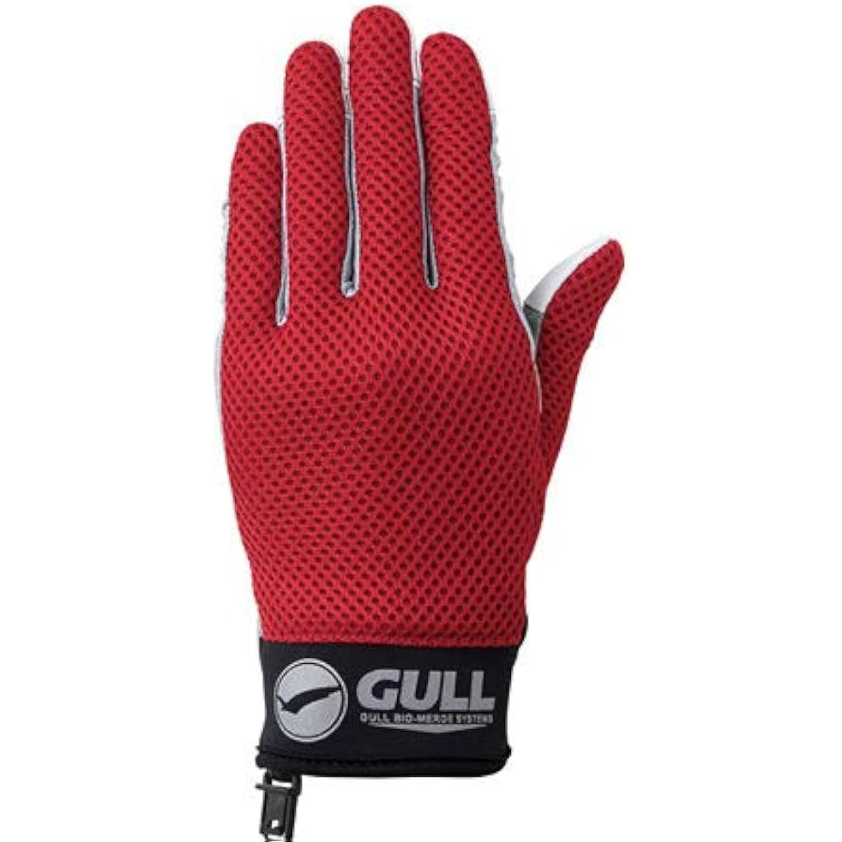 GULL Summer Gloves 3 Men's [Red/XL Size] [GA-5595A] Diving Gloves Amara (Artificial Leather) 2mm Polyester Mesh