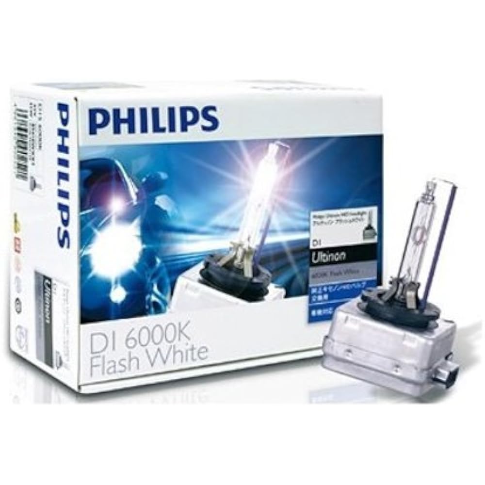 Philips Headlight HID D1S 6000K 85V 35W Altinon Genuine Replacement Flash White PHILIPS Ultinon 85410WX