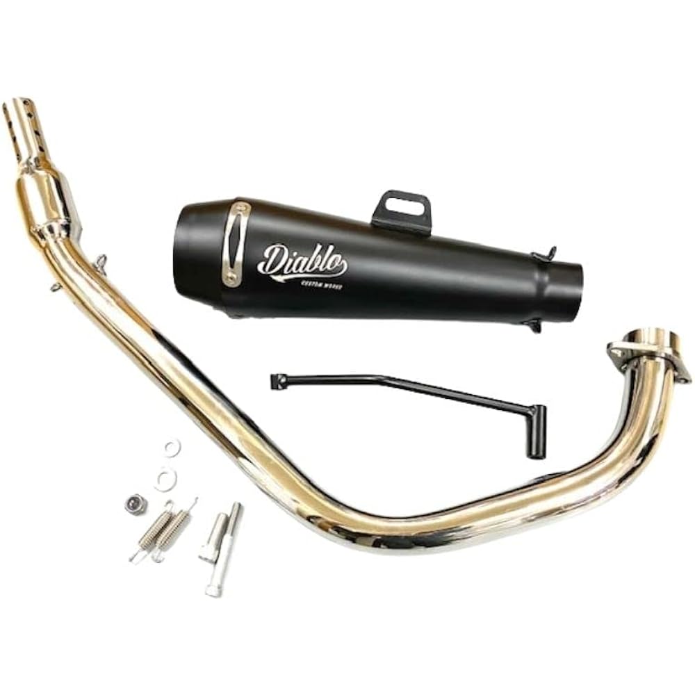 Honda Rebel 250 Muffler RB0150/Diablo Custom Works Exhaust Full System Dark Thunder For Rebel300 Year 2016-2021
