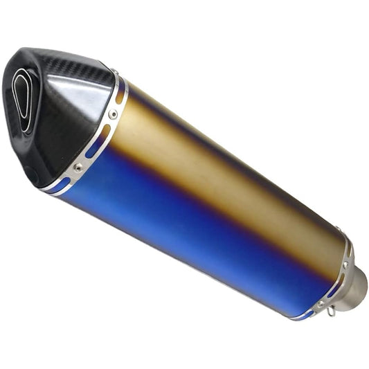 60.5mm 60.5φ Total length 570mm General purpose carbon long silencer muffler slip-on long silencer