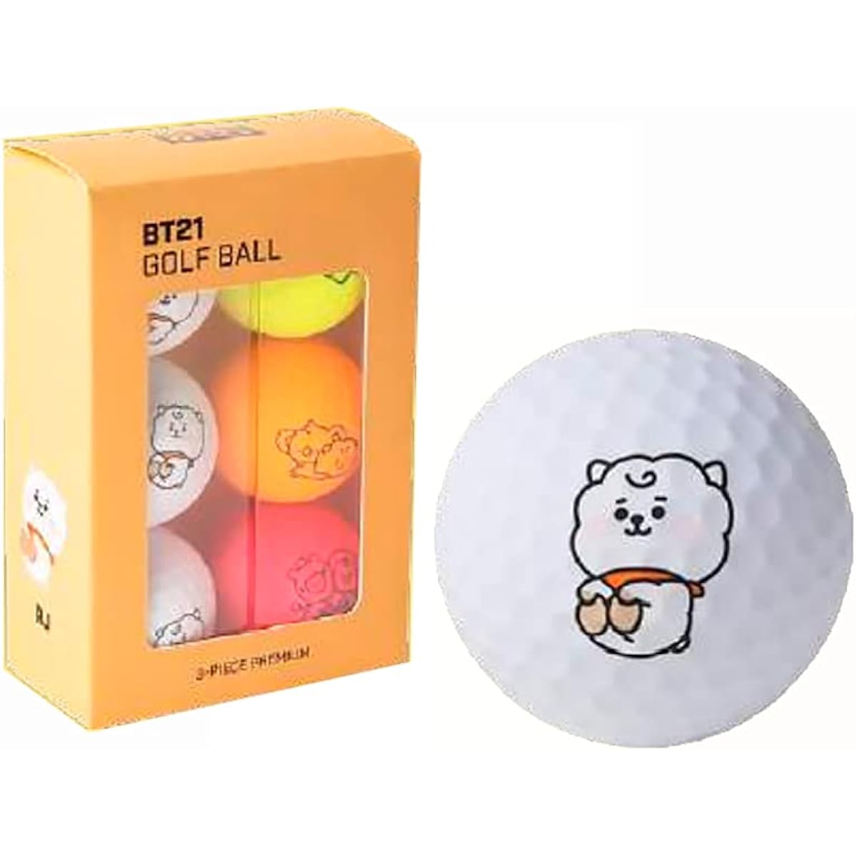 BT21 BABY Line 73000-470-013 Golf balls (6 balls) BALL MATTE RJ 6P 73000-470-013