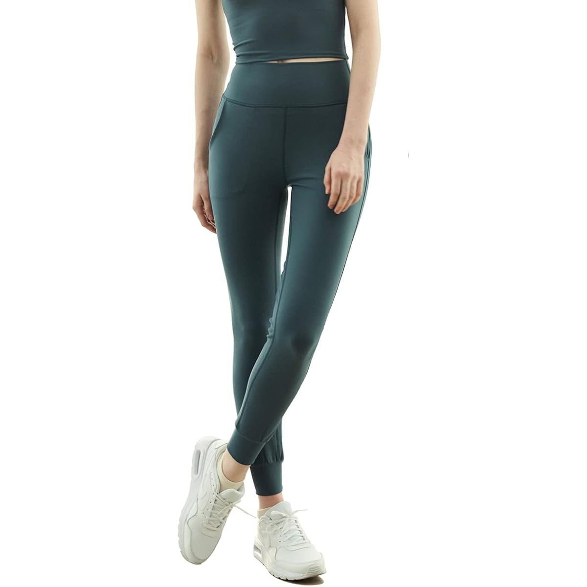 [reinamora] Bottoms, Jogger Leggings, Jogger Pants, Women's, Absorbent, Quick Drying, Stretchy, Yoga Wear, Sportswear