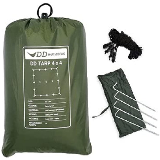 DD Hammocks DD Tarp 4×4 Forest Green Genuine Japanese Product