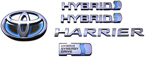 65 Series Harrier Hybrid Gold Emblem Rear 5 Piece Set GLC