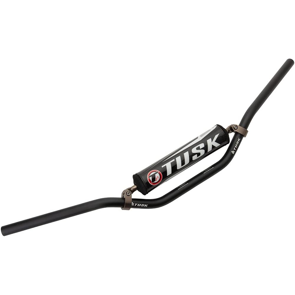 TUSK T-10 Aluminum 7/8 inch handlebar KX High bend Black Honda CRF250F 2019-2022