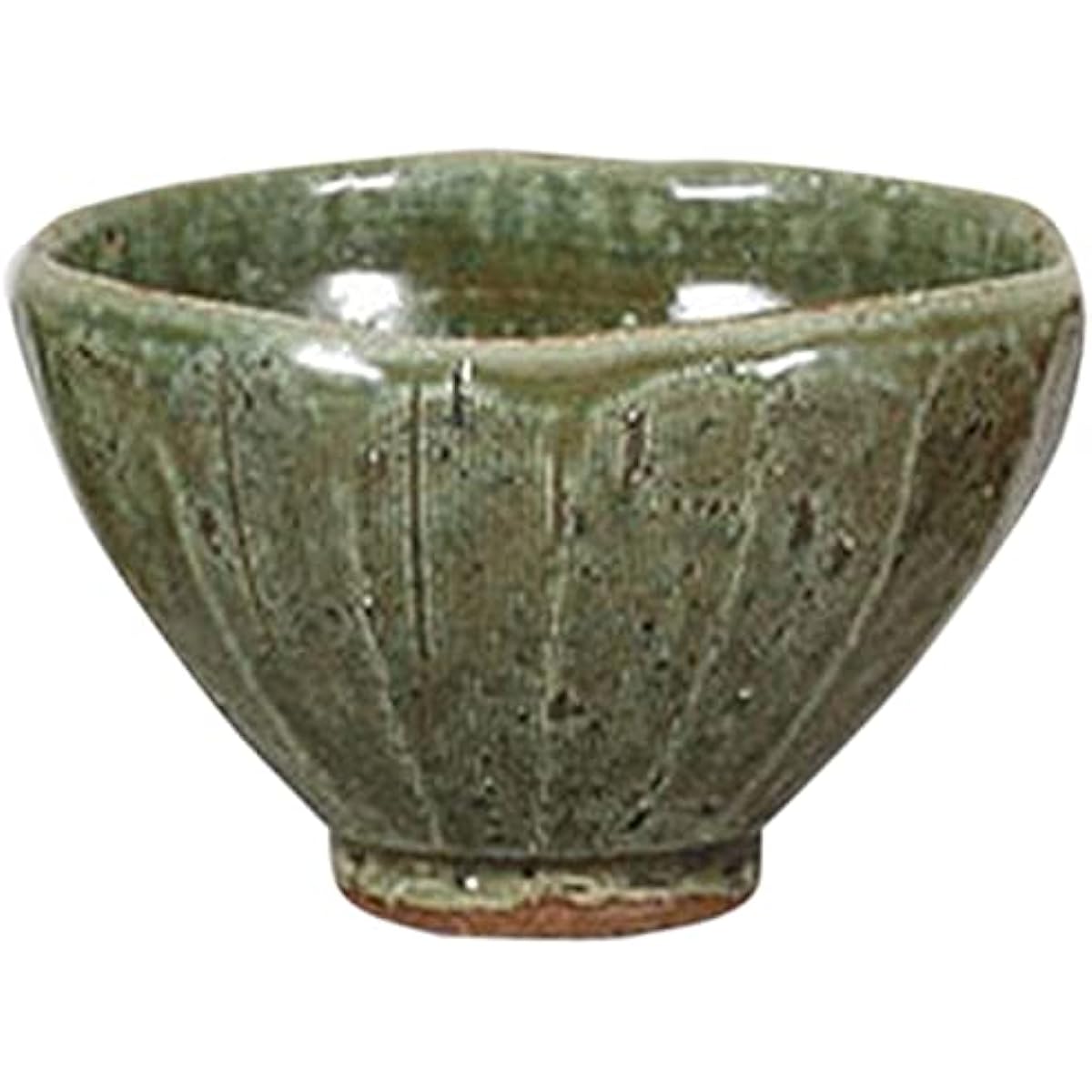 10 pcs. Nakahira Oribe rice bowls [11.7 x 7.5cm] Souvenirs [Rotei, inns, Japanese utensils, restaurants, business utensils, utensils]