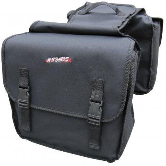 STARKS saddle bag (side bag) Installation width can be adjusted with double flaps!