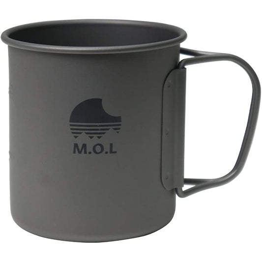 M.O.L Titanium Mug 300ml MOL-G006 (Open fireable/Single wall structure)