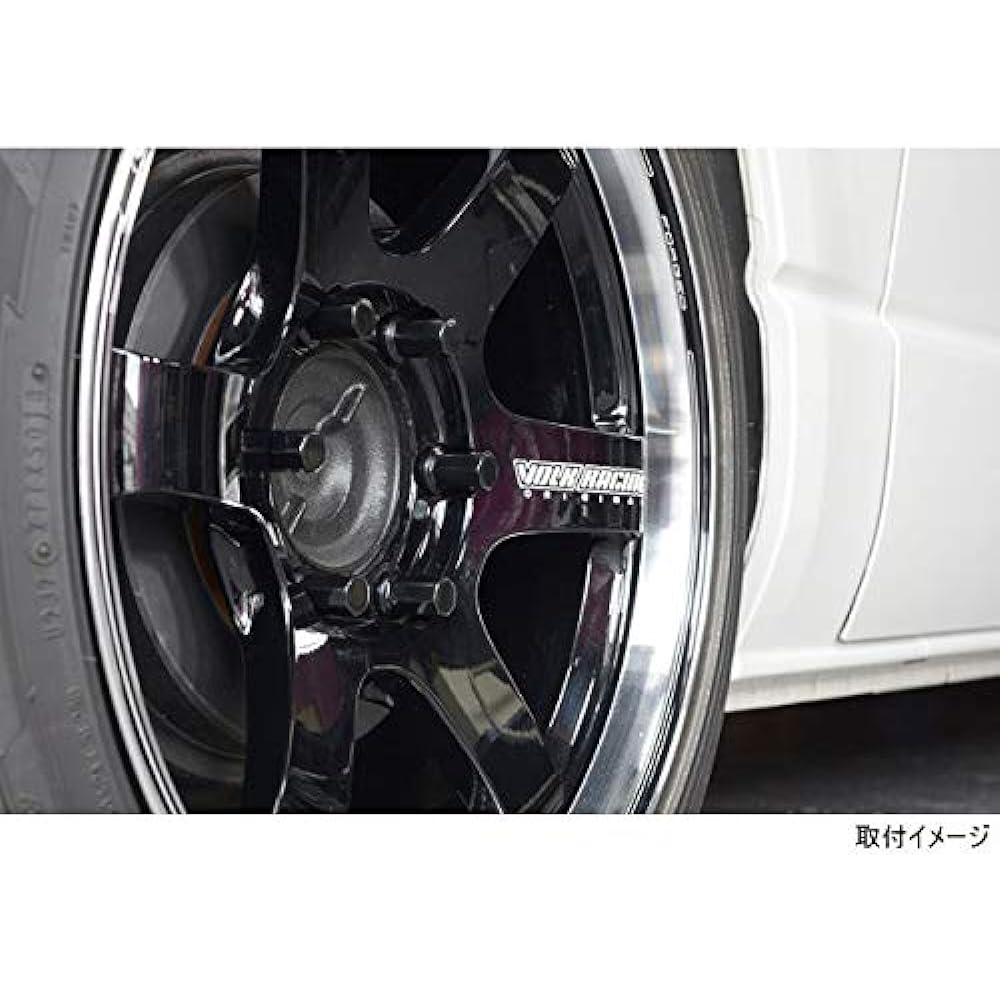 KYO-EI Heptagon Caliber 24 M12×P1.5 Black (24 pieces) for 6-hole cars
