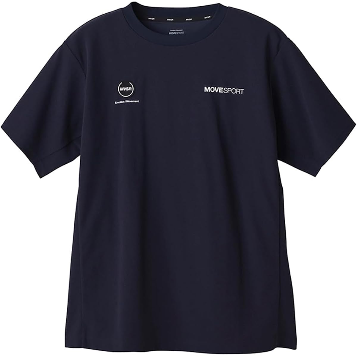 [DESCENTE] MOVESPORT Short Sleeve Crew Neck T-Shirt, Fast Drying, Dry Stretch, Reduces Stickiness, Training, Men's