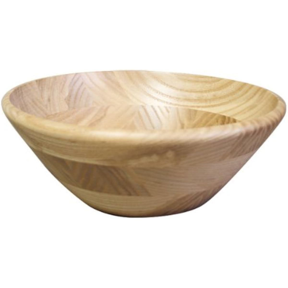 La-Luz White Ash Salad Bowl φ300 Round Edge Type 130029