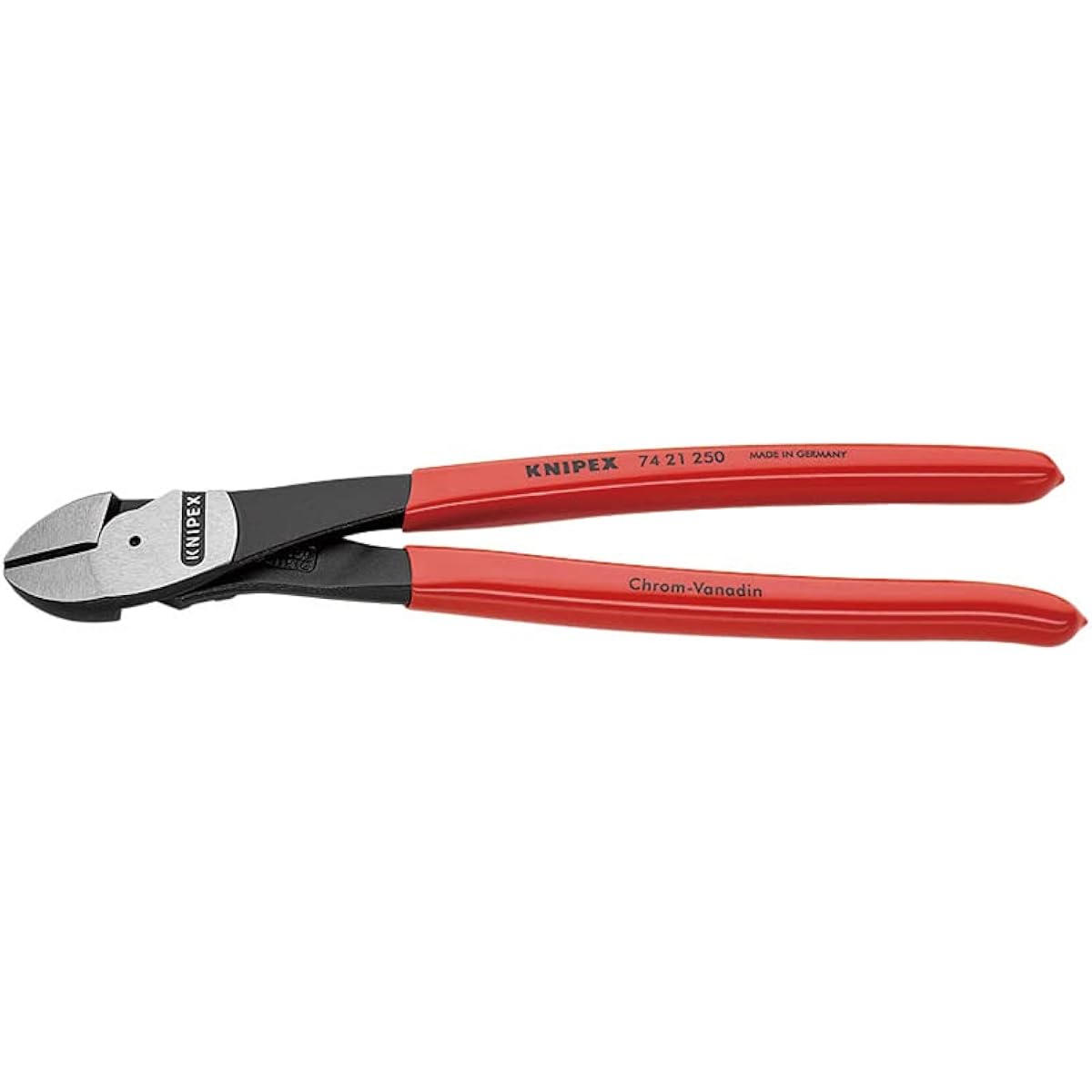 KNIPEX 7421-250 Strong diagonal nipper (bent type)