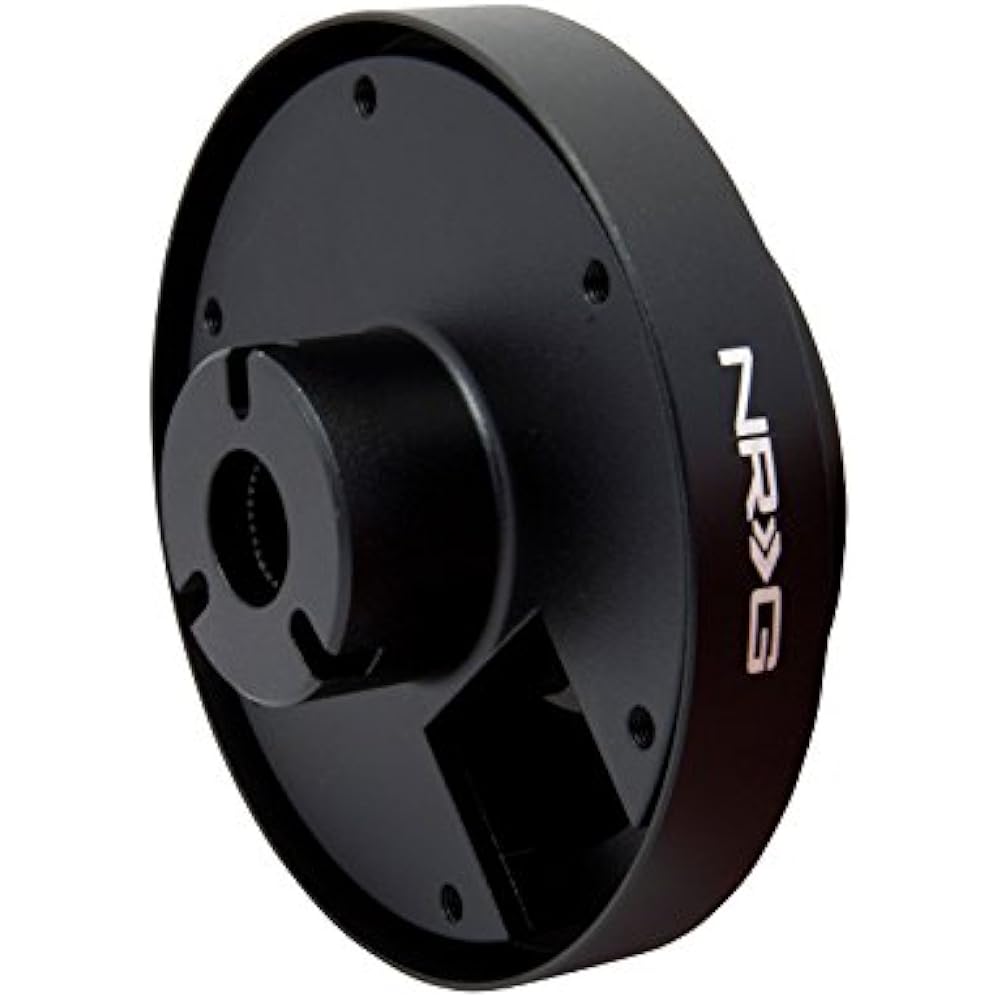 NRG Innovations NRG-SRK-101H Racing Style Style Steering Wheel Quick Release Short Hub Adapter 6 x 70mm Bolt Pattern Black Body