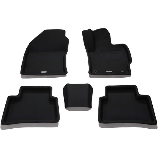 Clazzio Floor Mat 3D Type Set for 1 Corolla Cross Gasoline Car ZSG10 R3/9~ NEW Rubber Type Black ET-1256 [5EETB1256K]