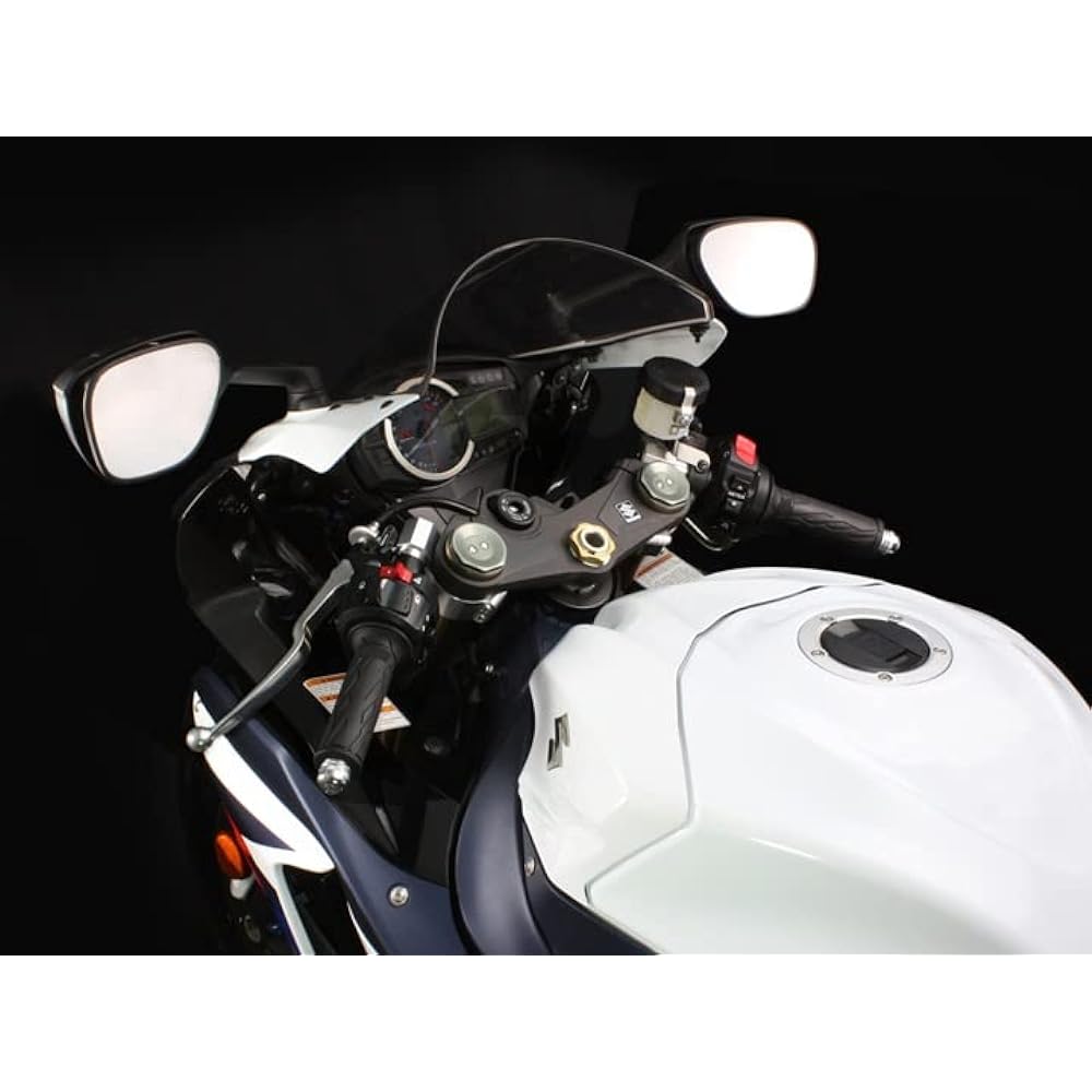 Hurricane HS1650 GSX-R1000 (07-16) Separate Handle, Aluminum, Polished Anodized