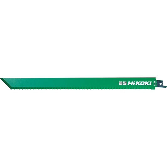 HiKOKI Saber Saw Blade for Insulation Materials, Reciprocating Saw Blade, Total Length 305mm, Knife Blade, 2 Pieces, Cutting Insulation Materials, Grass Rolls, and Rubber Sheets 0037-6168