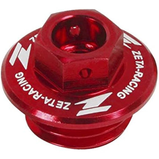 ZETA Oil Filler Cap Red SEROW250/TRICKER/XT250X, RM80/85/125/250, RMZ250/450, V Strom...etc ZE89-2210