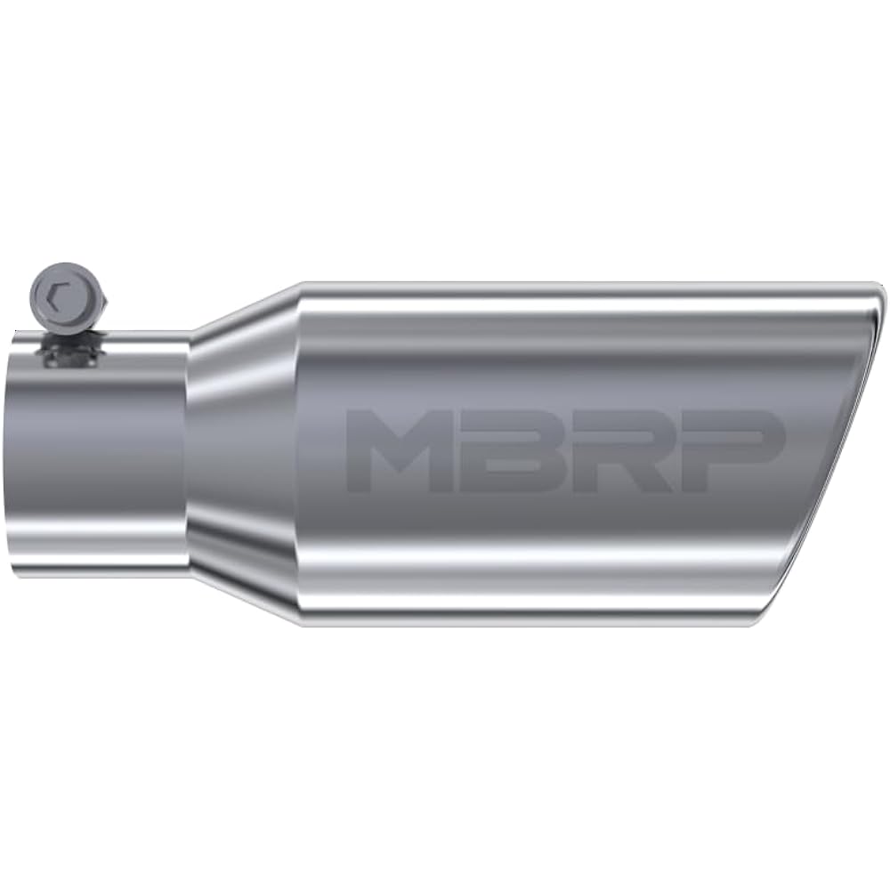 MBRP T5157 T304 Angle Roll end chip outer diameter 4 inch inlet 2 3/4 inch length 10 inches