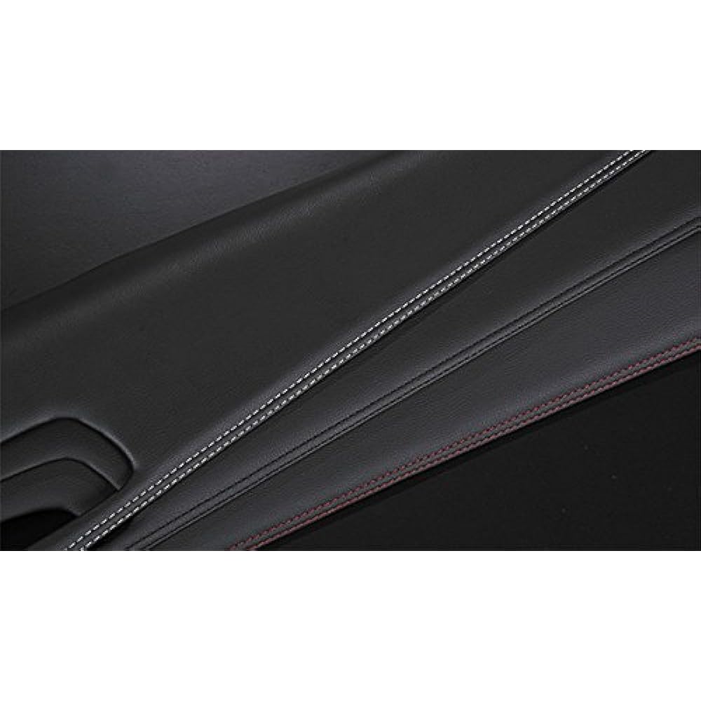 LANBO Door Leather Panel Prius 50 Series White Leather Silver Stitch Front Door Rear Car Accessories Car Parts Custom Luxury LDP-P50WH-SI