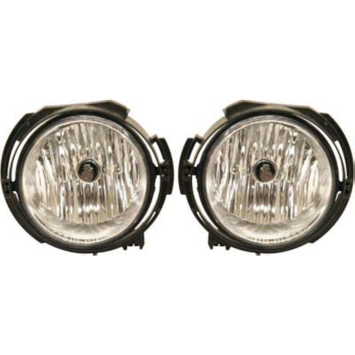 EVAN FISCHER Front Fog Light Assemblies 2006-2011 Chevrolet HHR Second Design LS/LT/Panel Model Support Sen seat side and 2 sets of driver's seat side
