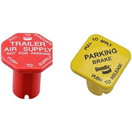 BENDIX Brake Nob Set Red and Yellow