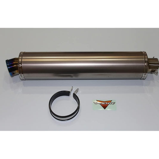 VALIENTE General purpose titanium silencer tube part 100Φ x 300mm for insertion port 50.8Φ