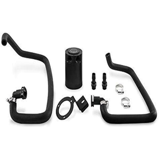 MISHIMOTO Baffle Oil Catch Can Kit PCV FORD Mustang EcoBoost 2015+ BLACK MMBCC-MUS4-15pbe