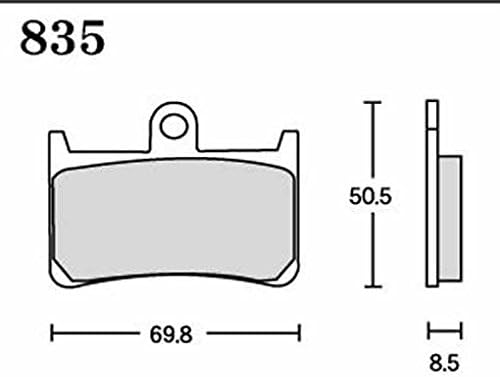 RK Brake Pad Mega Alloy YAMAHA:XJR1300 '00~'02 [Sumitomo 4P] (Front) etc. Motorcycle Motorcycle 835MA-X