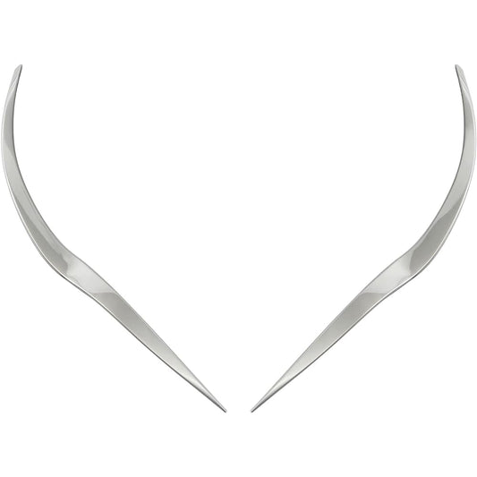 BRIGHTZ Corolla Cross 10 11 15 Super mirror stainless steel plating under eyeliner 2PC [HEAD-ETC-064] ZSG10 ZVG11 ZVG15