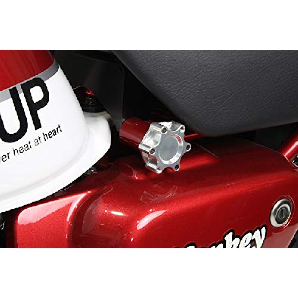 SHIFT UP (Shift Up) Seat Knob Machined Aluminum Knob Maximum Diameter 50mm Black MONKEY125 (MONKEY125) 270112-06