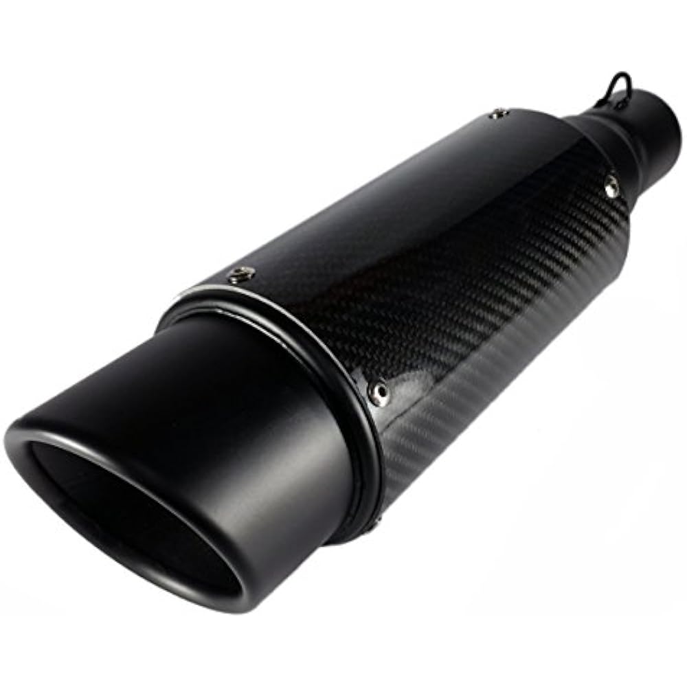 Generic 50.8 mm Carbon midorusairensa- GP Slip-On Muffler/Black Carbon