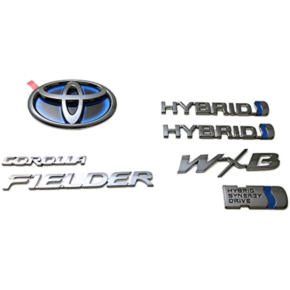 NKE16 Fielder latter half (for hybrid cars) black onyx emblem 7-piece set
