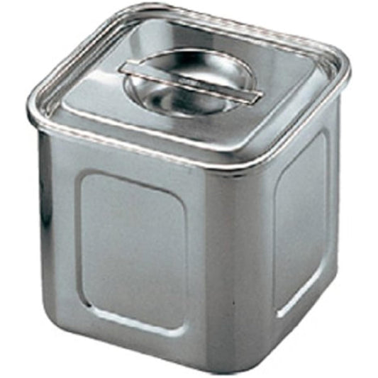 UK 18-8 Square Kitchen Pot 18cm Handless