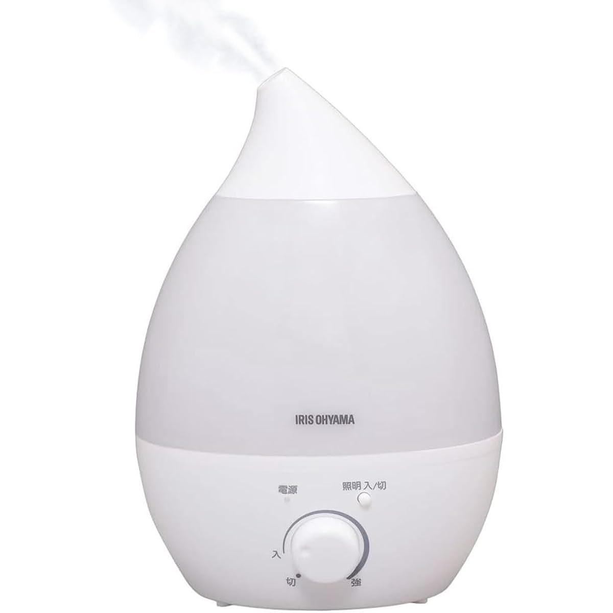 Iris Ohyama Humidifier, Large Capacity, Ultrasonic Type, Humidification Volume 280ml, Tank Capacity 2.8L, 8 Tatami Mats, 10 Hours Continuous Humidification, Aroma Compatible, Drop Type, For Tabletop, Desk UHM-280S-W White
