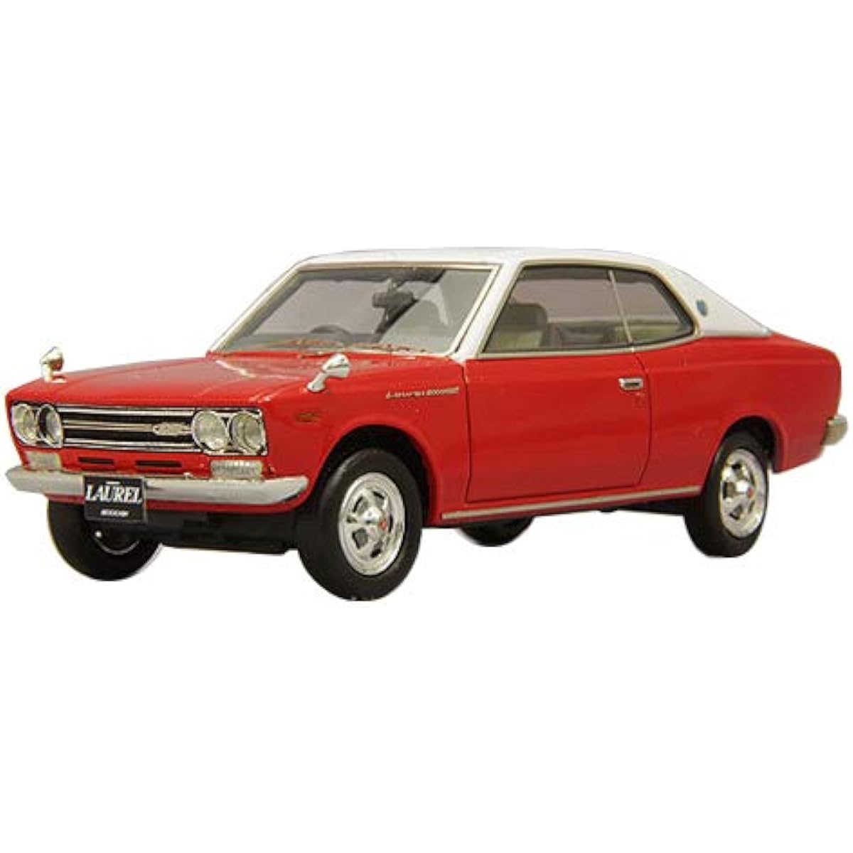 ENIF 1/43 Nissan Laurel 2000GX 2-Door Hardtop 1970 Vital Red Leather Top Specification Finished Product