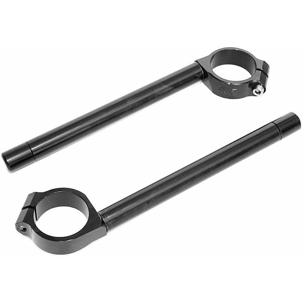 Robby Moto Engineering Aluminum Separate Handle Standard Model Clamp Diameter 41mm Handle Hanging Angle 5 Degrees Silver