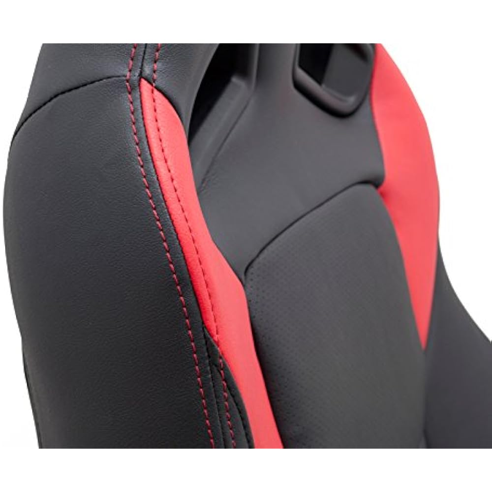 G'BASE Design Seat Cover Black x Red Alto Works HA36S GSC-007