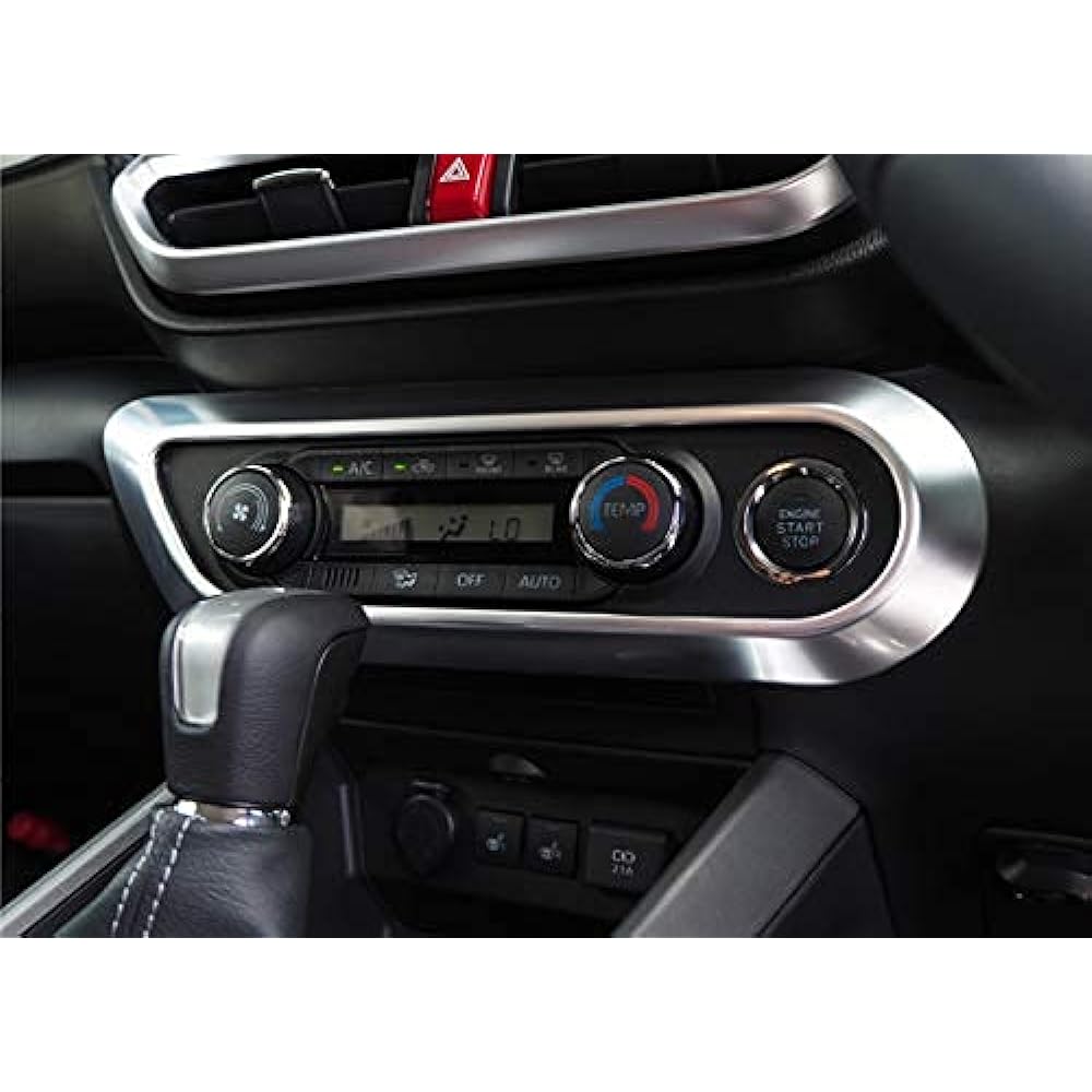 Samurai Produce Toyota Rise Daihatsu Rocky Air Conditioner Switch Panel 1P Satin Silver