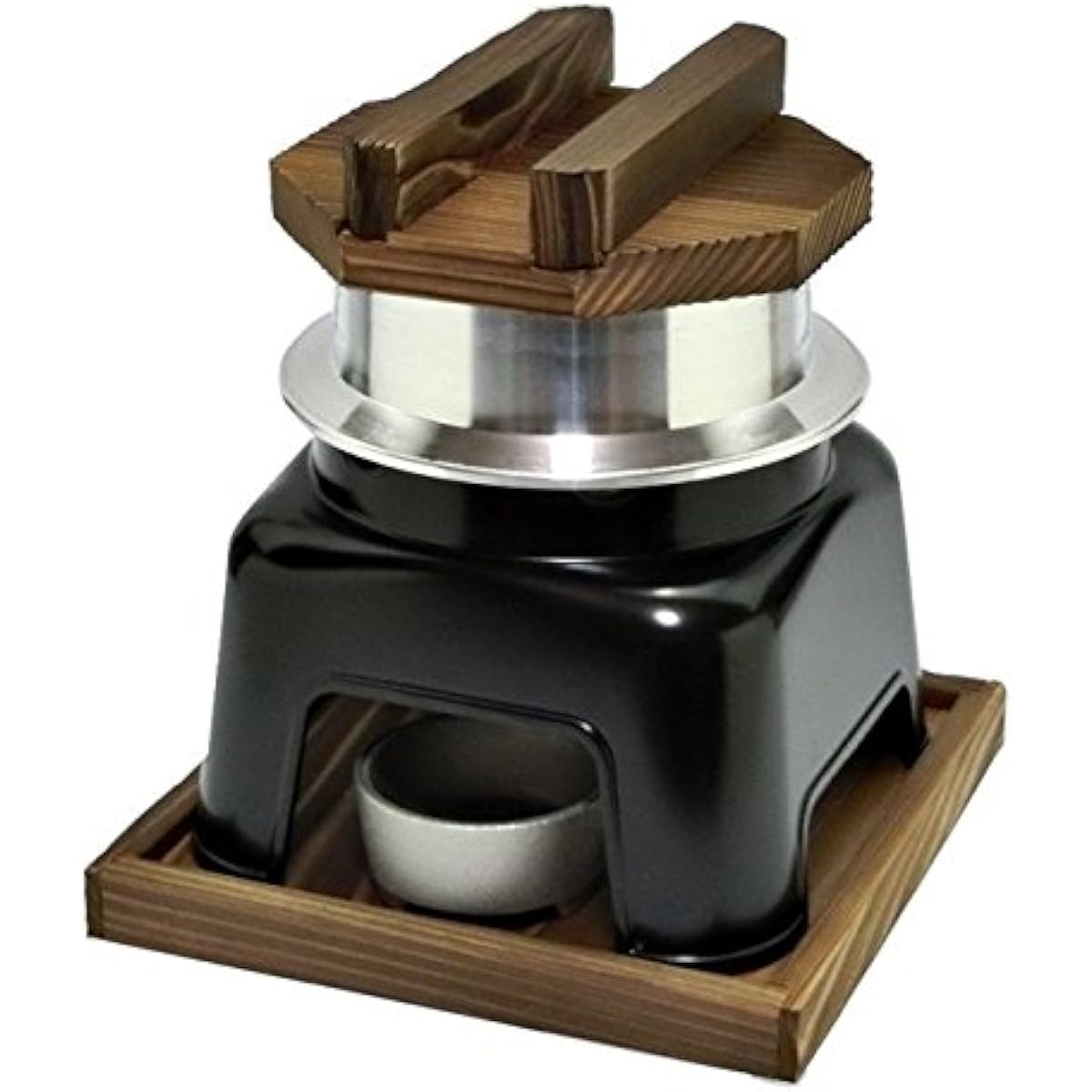 [Maeda family] [Domestic production] Powder coating Professional specifications that can be used at home Recommended by specialty kamameshi stores Craftsmanship of kamameshi kamado set (1 cup for cooking) 1 set (black) ■ Comes with a manual for how to ma