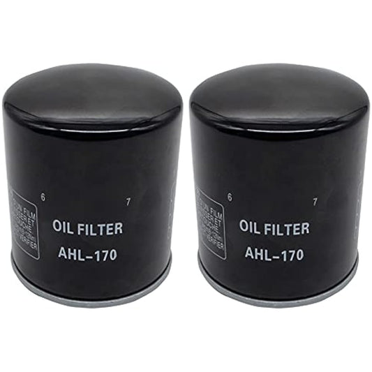 [Parts] Oil Filter for Harley XL 50 XL50 50TH ANNIVERSARY SPORTSTER 2007 XL883N IRON 2009-2014 XL883L SUPERLOW 2011-2014 (Color: 2 PCS)