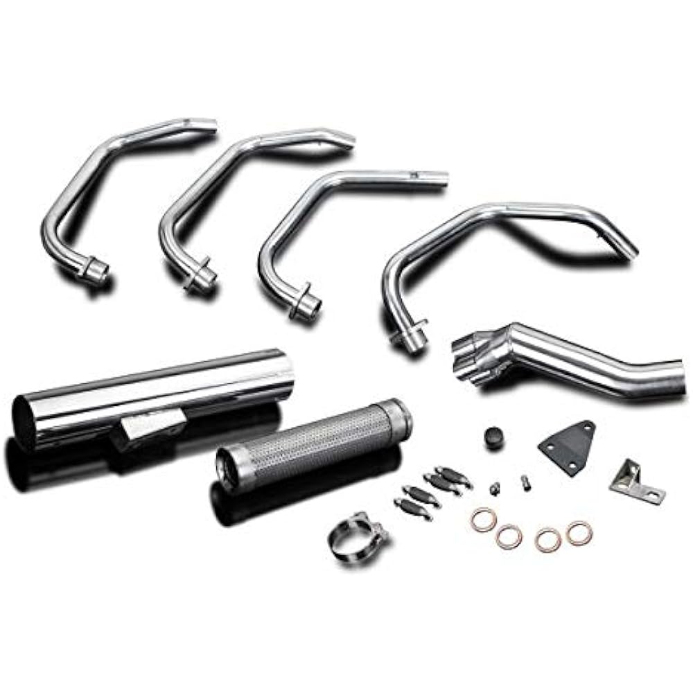 DELKEVIC Full Exhaust Stainless Steel Classic Type SUZUKI GS1000 1978-1980 Down Pipe Muffler COM3265