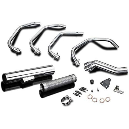 DELKEVIC Full Exhaust Stainless Steel Classic Type SUZUKI GS1000 1978-1980 Down Pipe Muffler COM3265