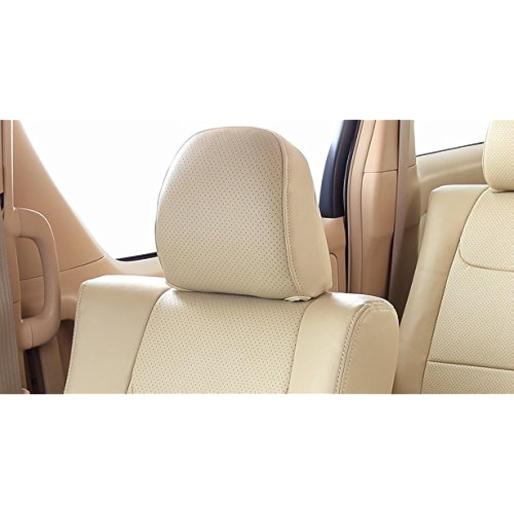 Bellezza Natural Seat Cover [Compatibility] Model: GP7 / GP8 Shuttle Hybrid Year: H27/5-H31/4 Capacity: 5 people Beige BENAH138V2 BENAH138V2