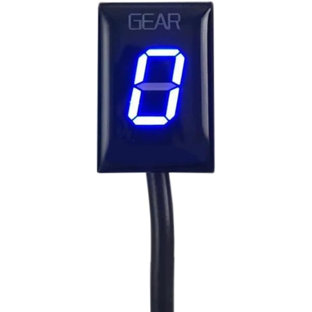 Digital Meter Display 1x Motorcycle 6 Level Speed Gear Display Indicator Yamaha FZ8 FZ6 FZ6R MT01 MT03 Xj6 Xjr400 Xjr1300 YZF R6 R6s Indicator Meter Display