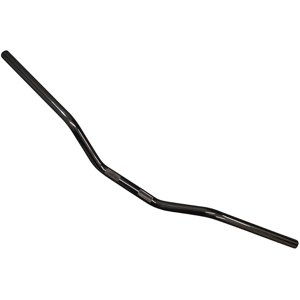 Bike Drag Handlebar for Scramblers, Brat Bikes, Street Fighters - 22mm (7/8" inch) - Black Alloy